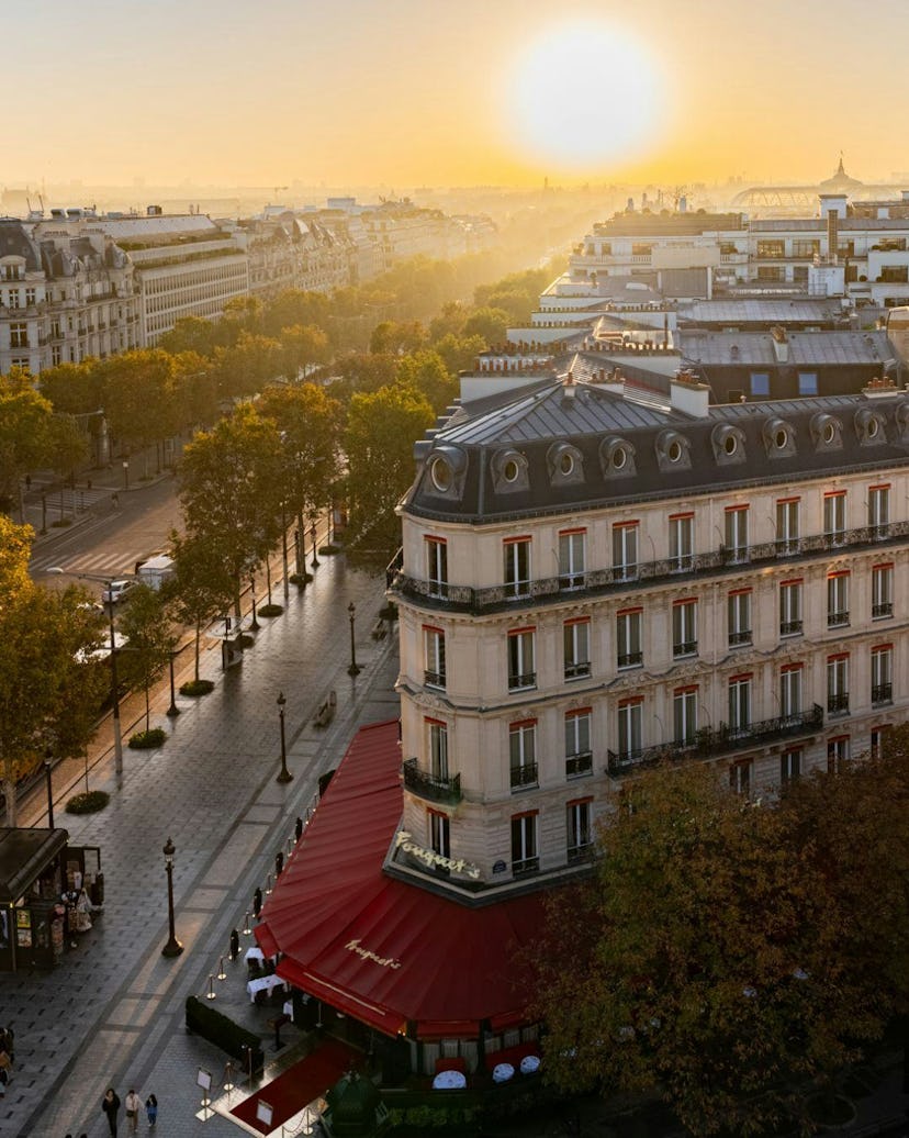Fouquet's Paris building at the Golden Triangle in Paris