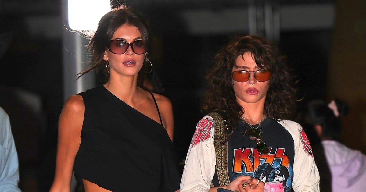 Kaia Gerber Wears a Boho Crop Top for Beyoncé's 'Cowboy Carter' Tour
