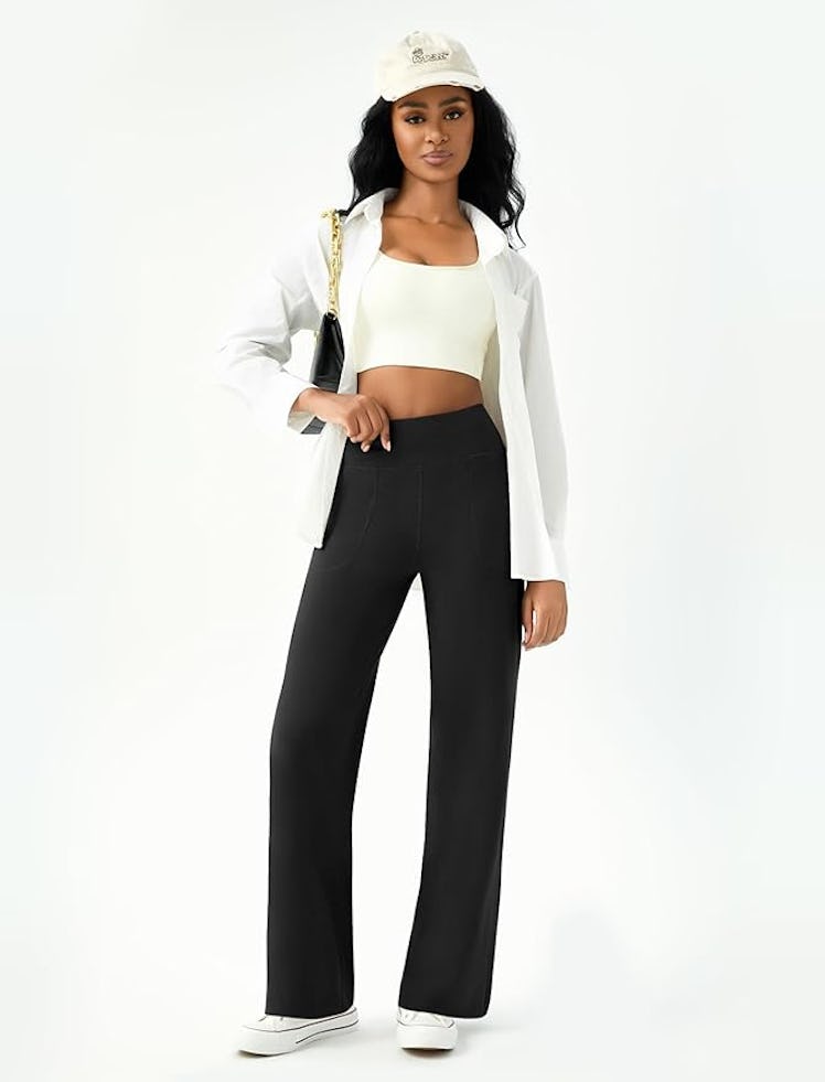 DLOODA Wide Leg Yoga Pants