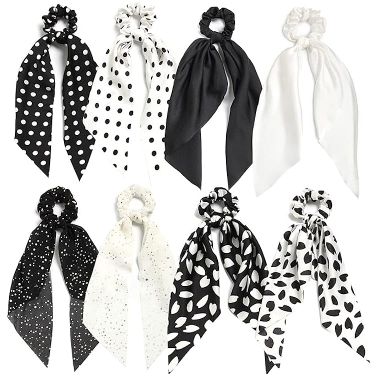 SUSULU Hair Scarf Scrunchies (8-Pack)