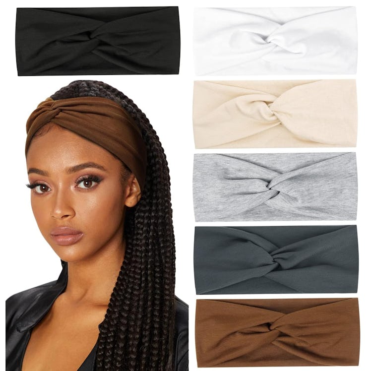 Huachi Wide Headbands (6-Pack)