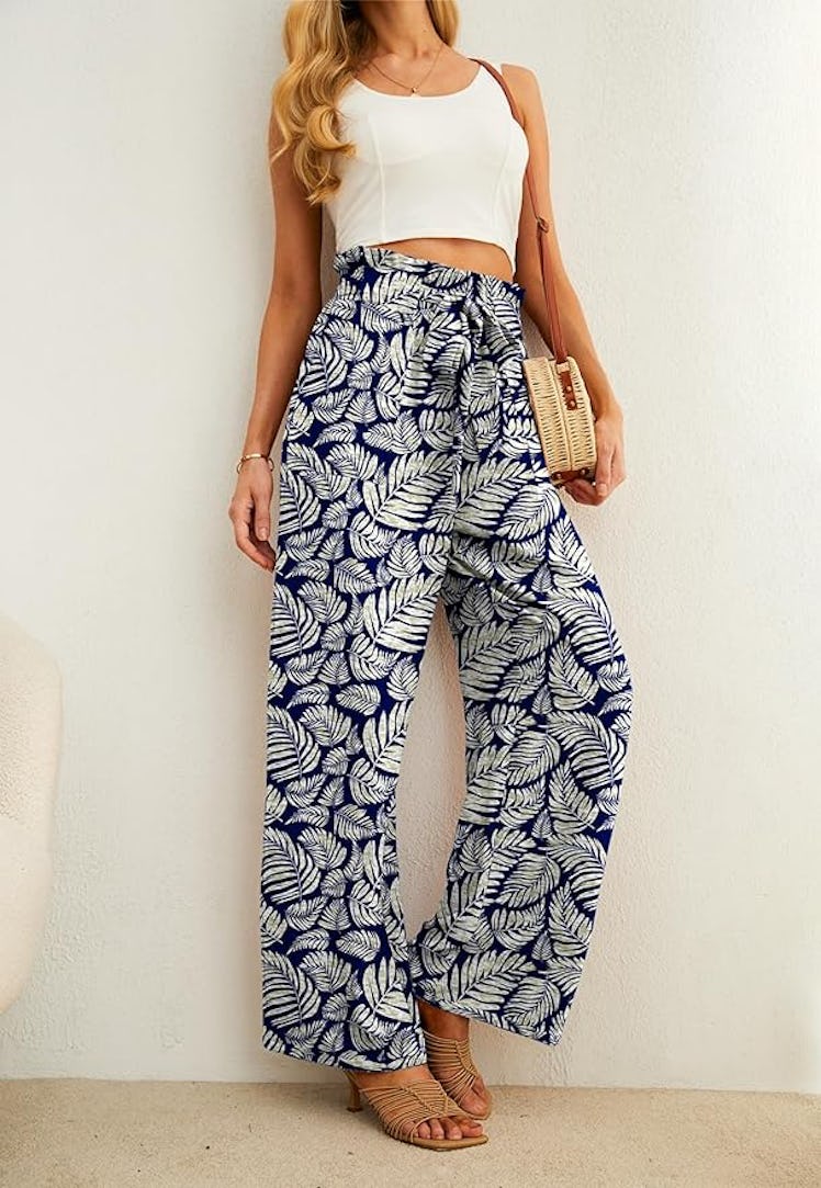 IWOLLENCE High Waist Adjustable Pants