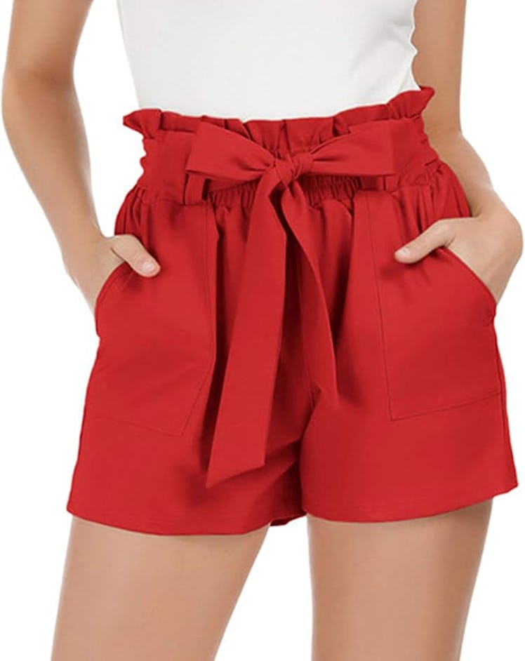 GRACE KARIN Bowknot Tie Shorts