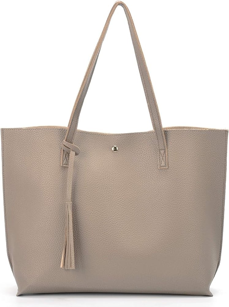 Nodykka Faux Leather Tote Bag