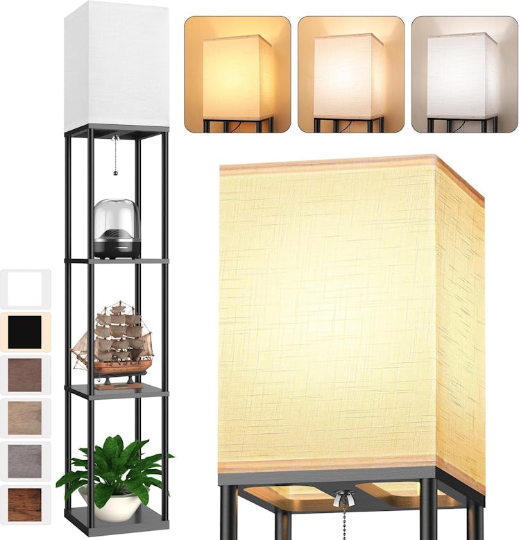 PARTPHONER Shelf Floor Lamp