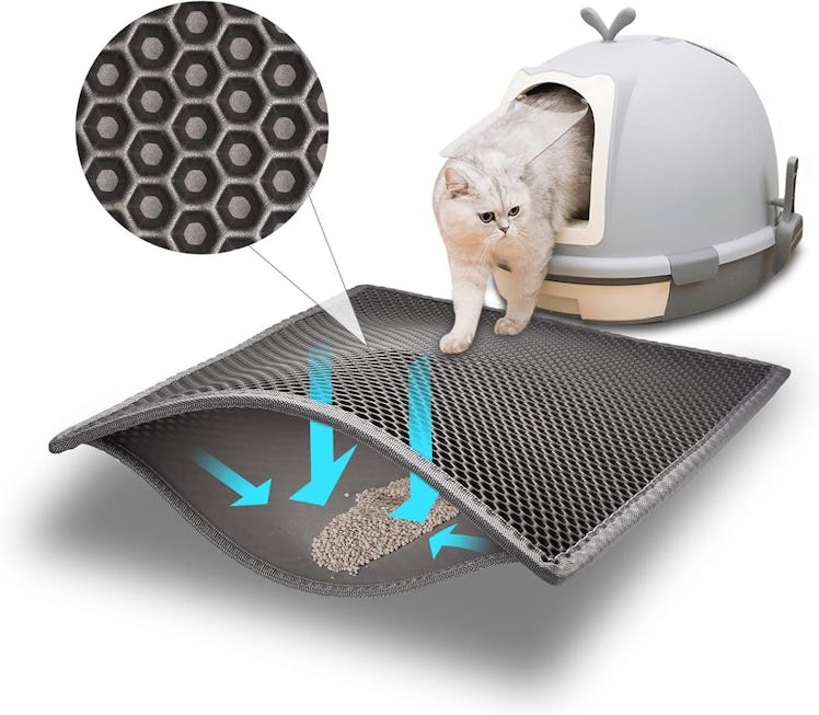 Pieviev Double-Layer Litter Mat 