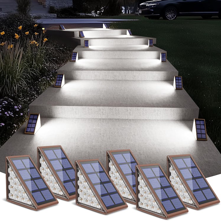 NIORSUN Solar Step Lights (6-Pack)