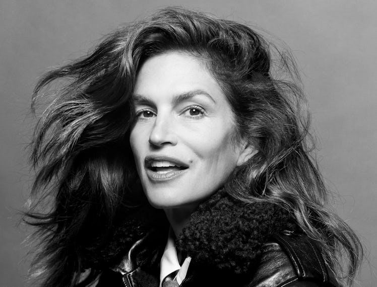 Cindy Crawford with supermodel blowout hair