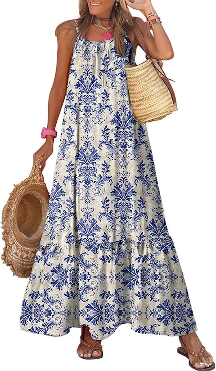 Dokotoo Spaghetti Strap Maxi Dress