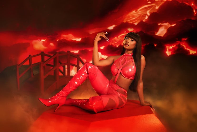 Megan Thee Stallion in Airbnb ad