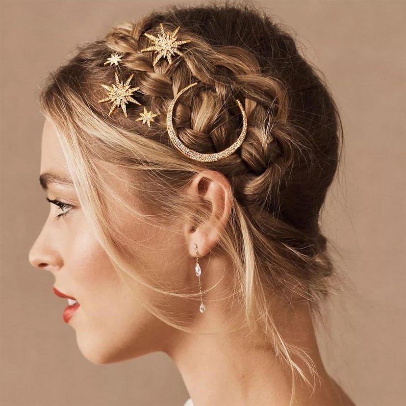 BARTOSI Moon Star Hair Clips (3-Pieces)