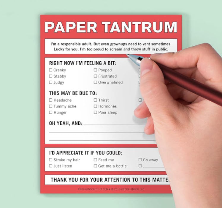 Knock Knock Paper Tantrum
