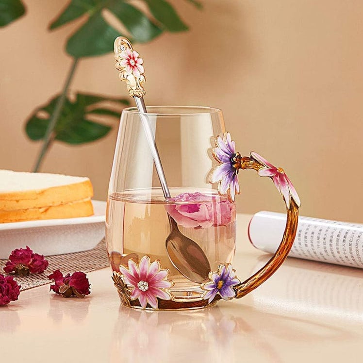 Luka Tech Enamel Flower Mug