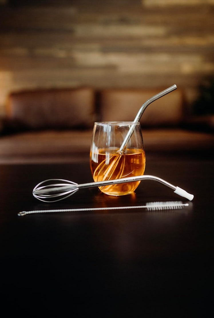 Whiskee Straw Stainless Steel Whisk Straw