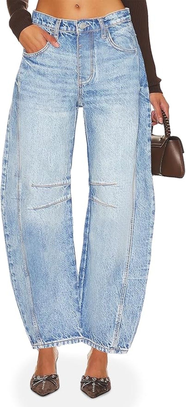 PLNOTME Barrel Jeans