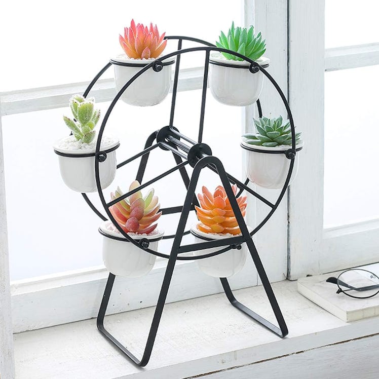  JUXYES Ferris Wheel Planter