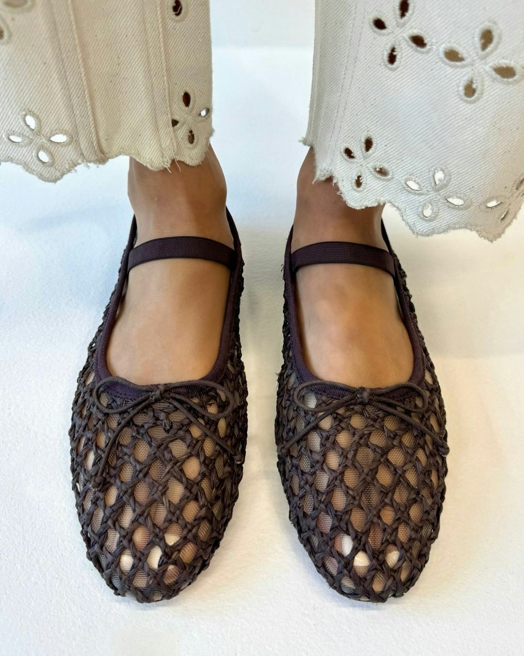 Summer's crochet flats trend