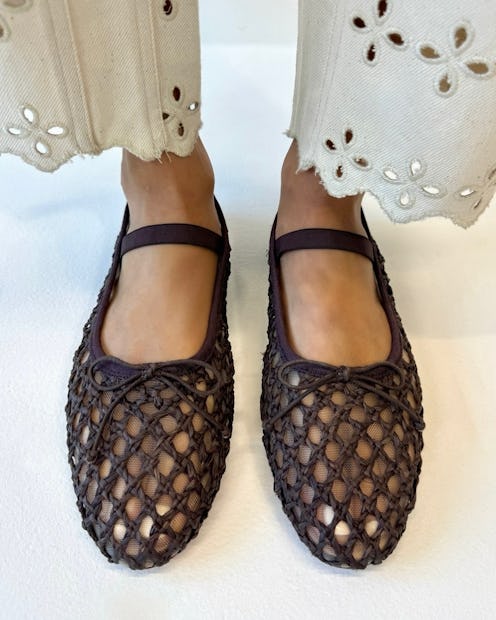 Summer's crochet flats trend