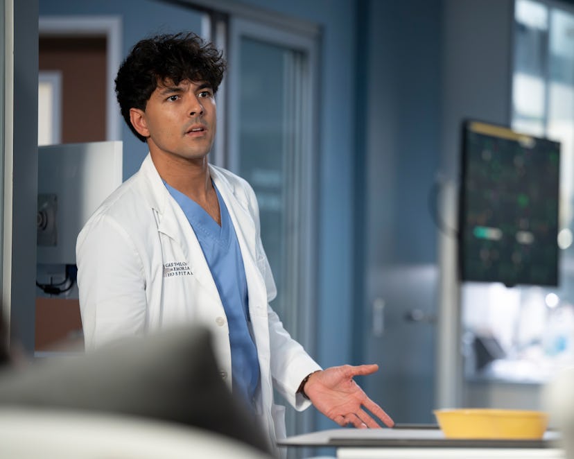 Lucas on Grey's Anatomy. Photo via ABC