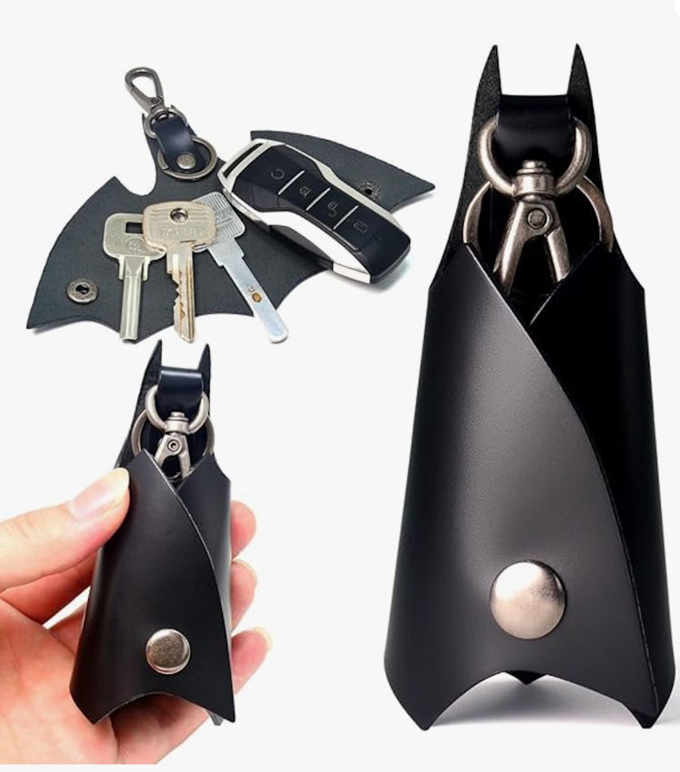 CAILLU Leather Bat Keychain