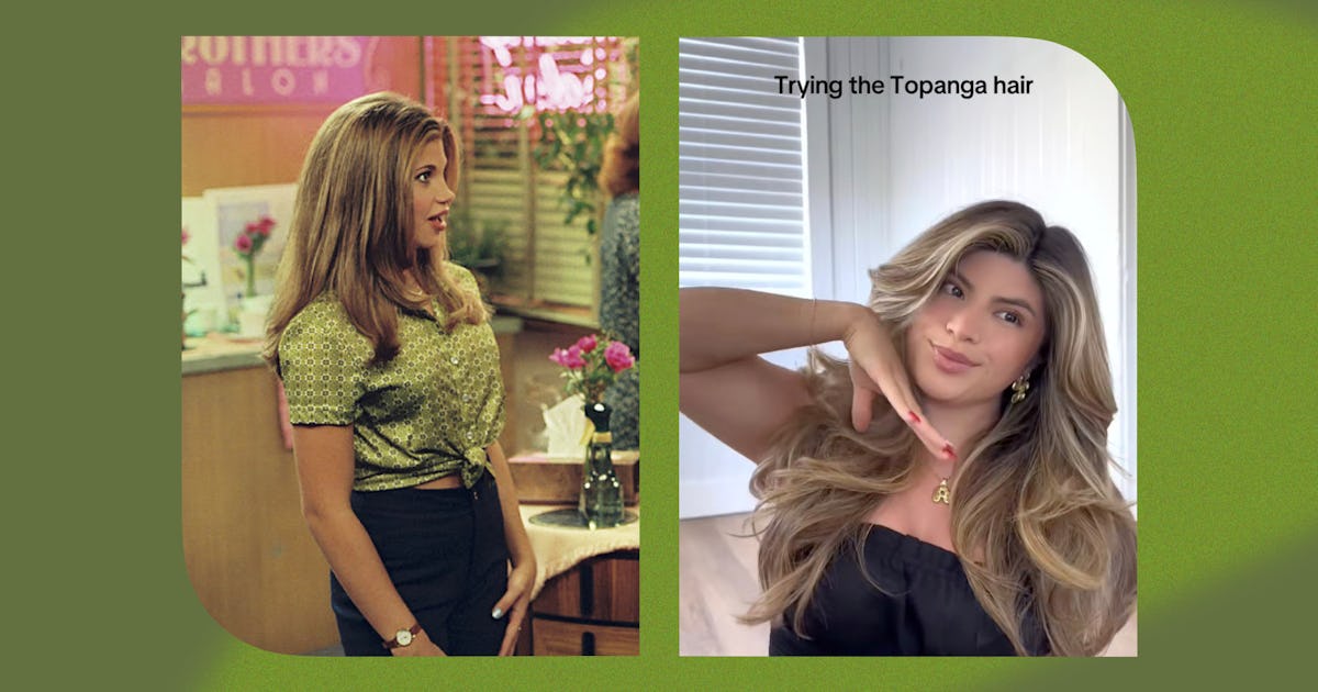 TikTok's Nostalgic "Topanga Hair" Trend Has Millennials In A Chokehold
