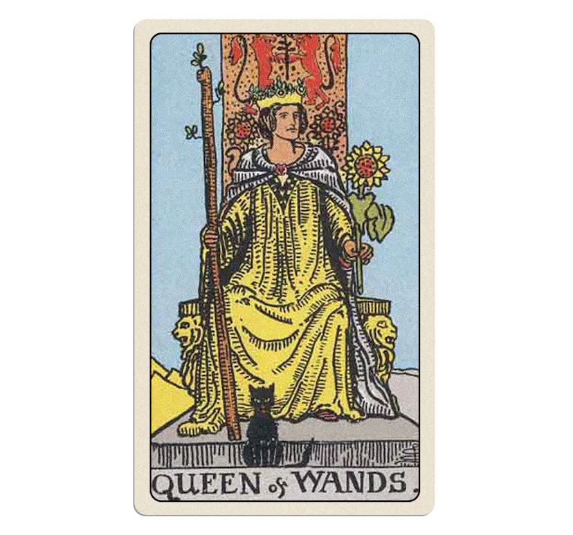 Queen Of Wands tarot card
