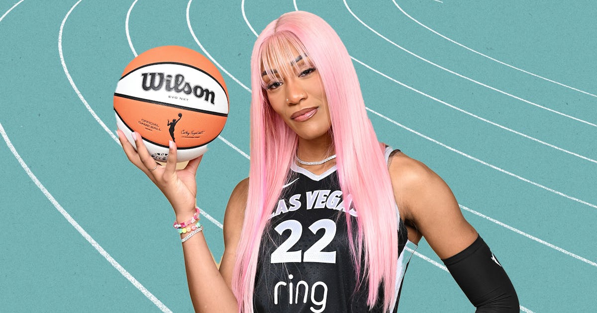 A'ja Wilson Always Has Her Good Luck Charm On Her