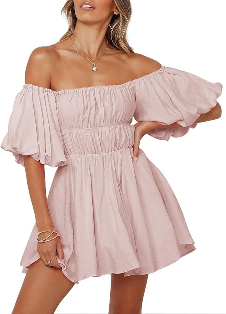 Dokotoo Off The Shoulder Mini Dress