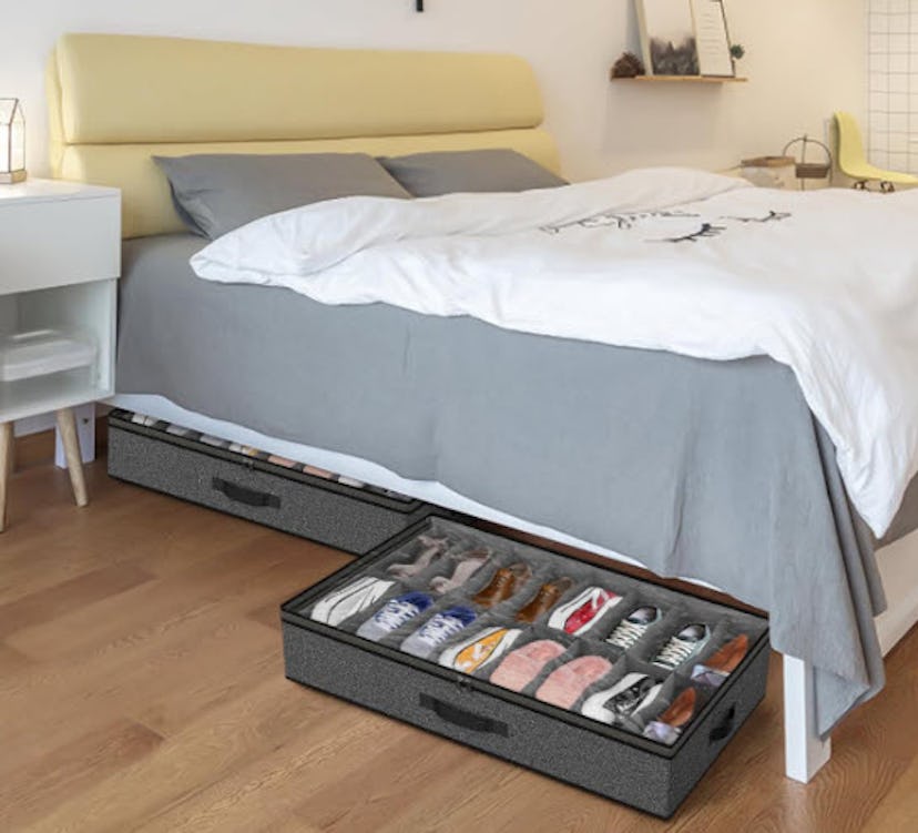 Besslly Under Bed Shoe Storage Organizer (2-Pack)