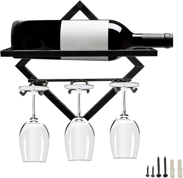 AUHOKY Wall Mounted Wine Holder (2-Pack)