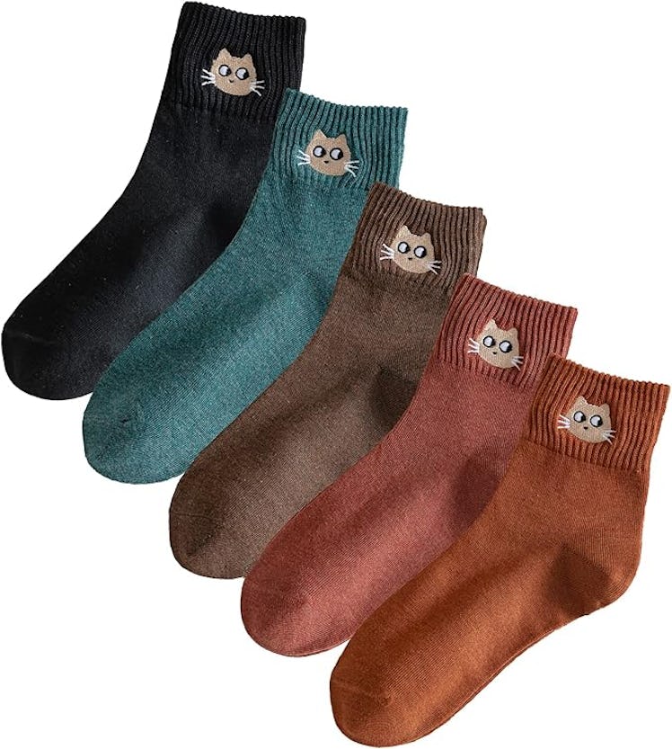 Digoon Cat Socks (5-Pairs)