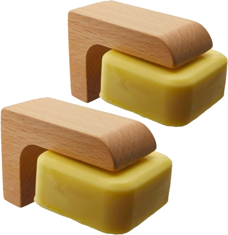 kep-Mve Wood Magnetic Bar Soap Holder (2-Pack)
