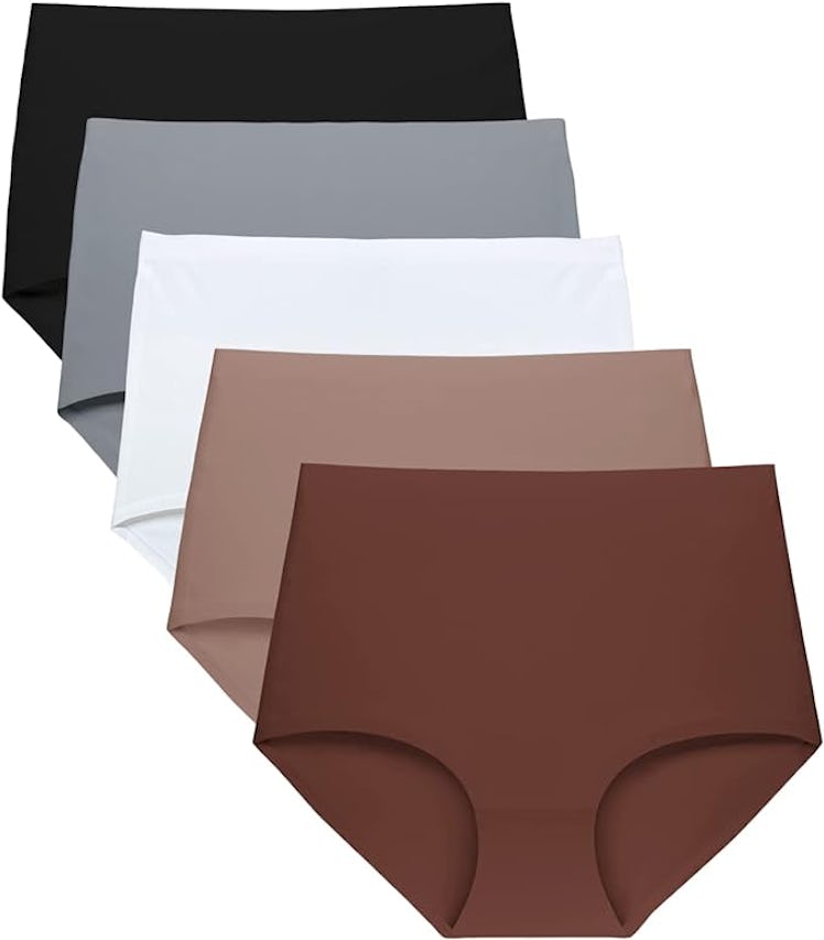 FallSweet No Show High Waist Underwear (5-Pack)
