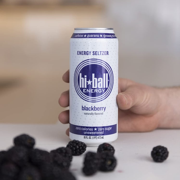 Hiball Blackberry Energy Seltzer Water (8-Pack)