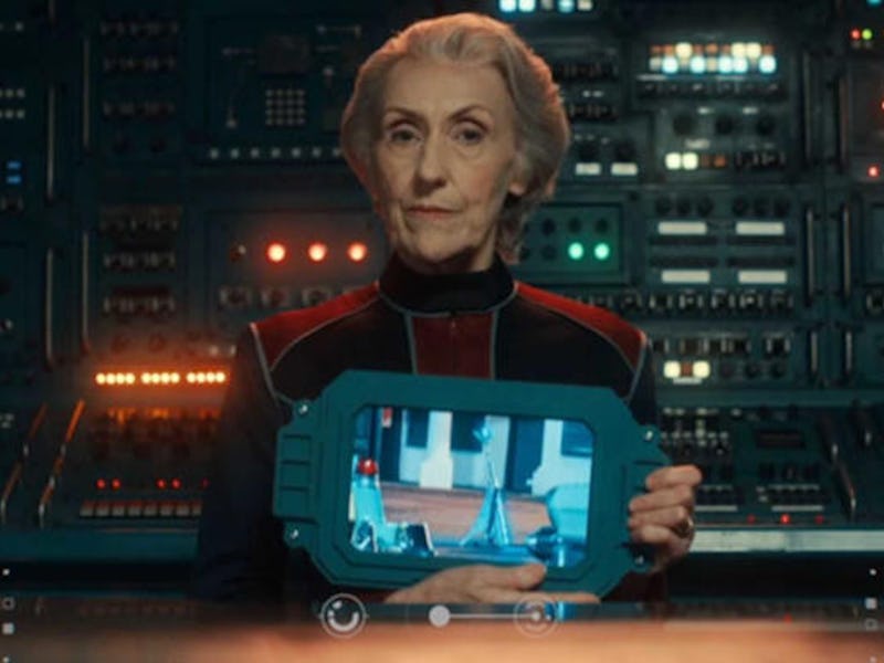 Anita Dobson as Mrs. Flood.