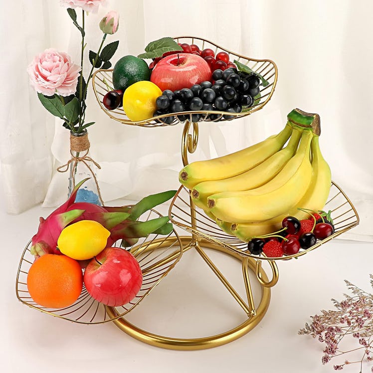 OwnMy 3-Tier Fruit Basket Stand 