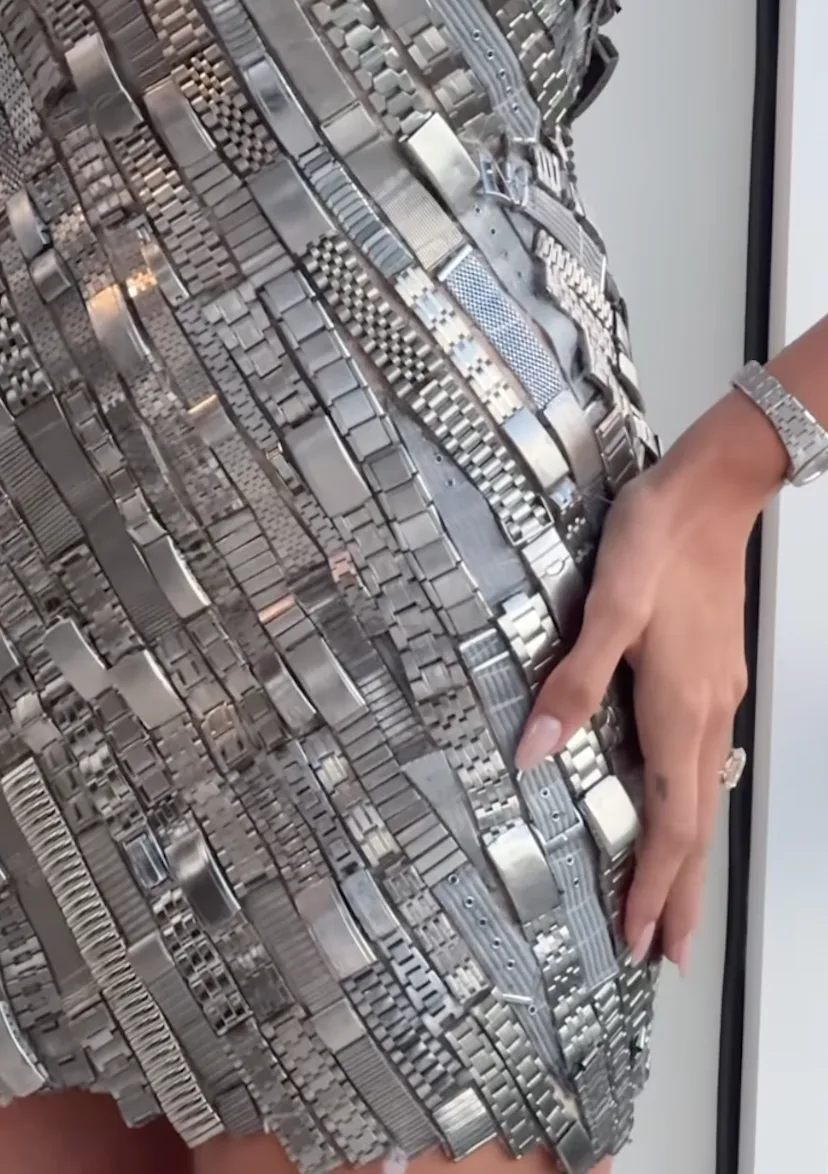 Hailey Bieber's "Watch Bracelet" Dress Is So Unique Hailey Bieber's "Watch Bracelet" Dress Is So Unique