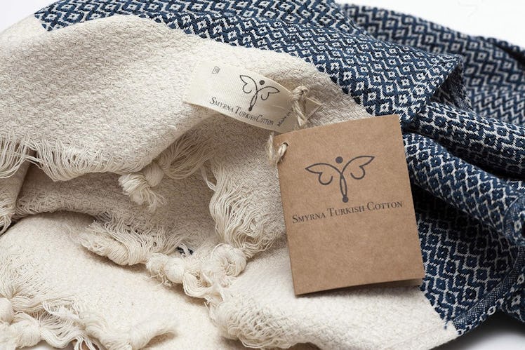 SMYRNA TURKISH COTTON Turkish Hand Towels (2-Pack)