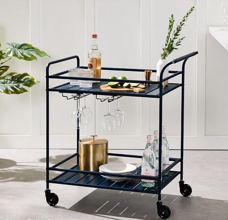 Best Choice Products Outdoor Mobile Patio Bar