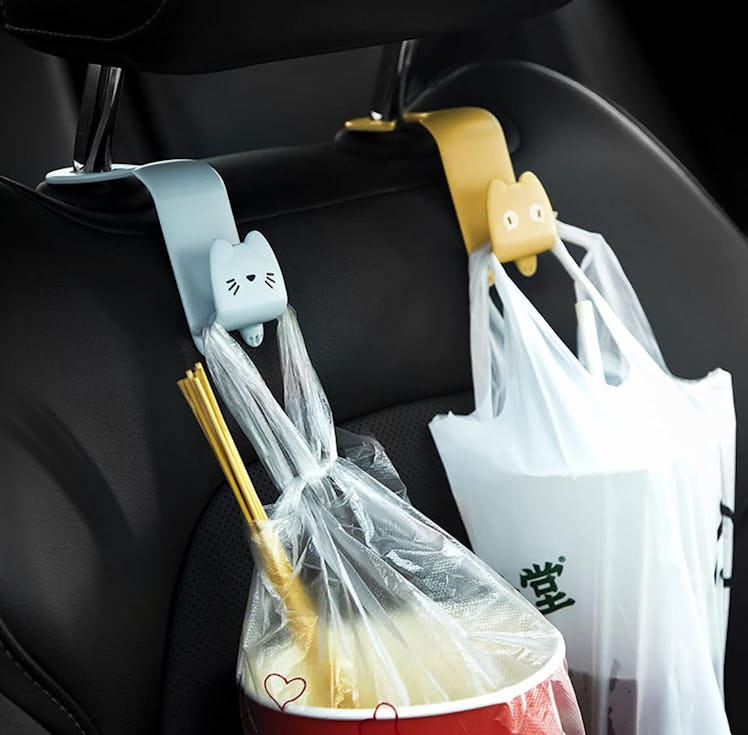 Gouccpu Car Seat Headrest Hook (4-Pack)