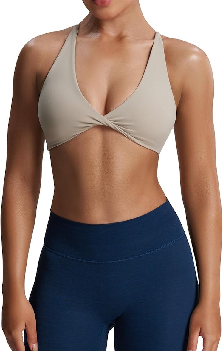 Aoxjox Backless Sports Bra