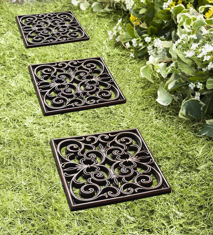 A1 Home Collections Multi Functional-Garden Stepping Stone Mat 