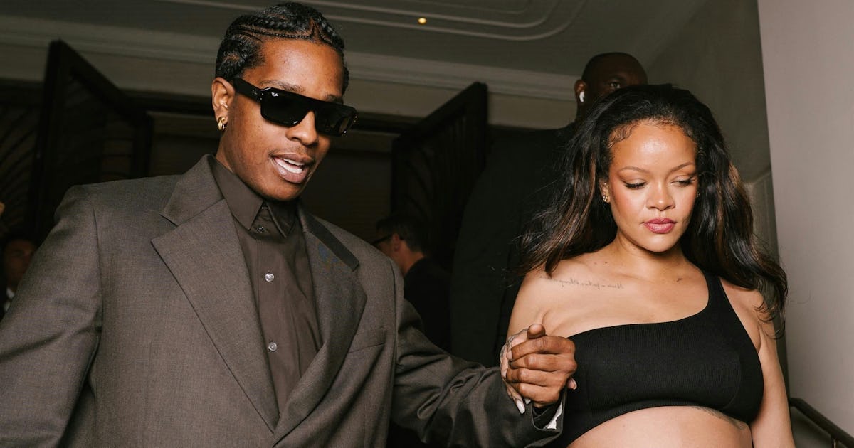 Rihanna's Cannes Maternity Dress Is Slit All the Way Up to Her Baby Bump