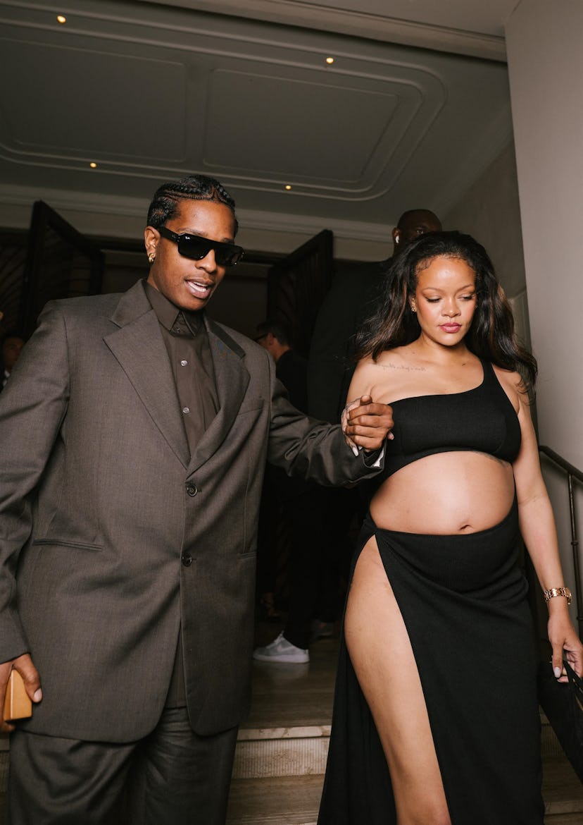 Rihanna and A$AP Rocky in Cannes, May 20, 2025.