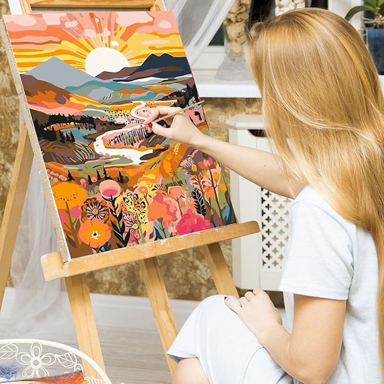 EFOTIML Paint By Numbers Kit With Brushes & Paint