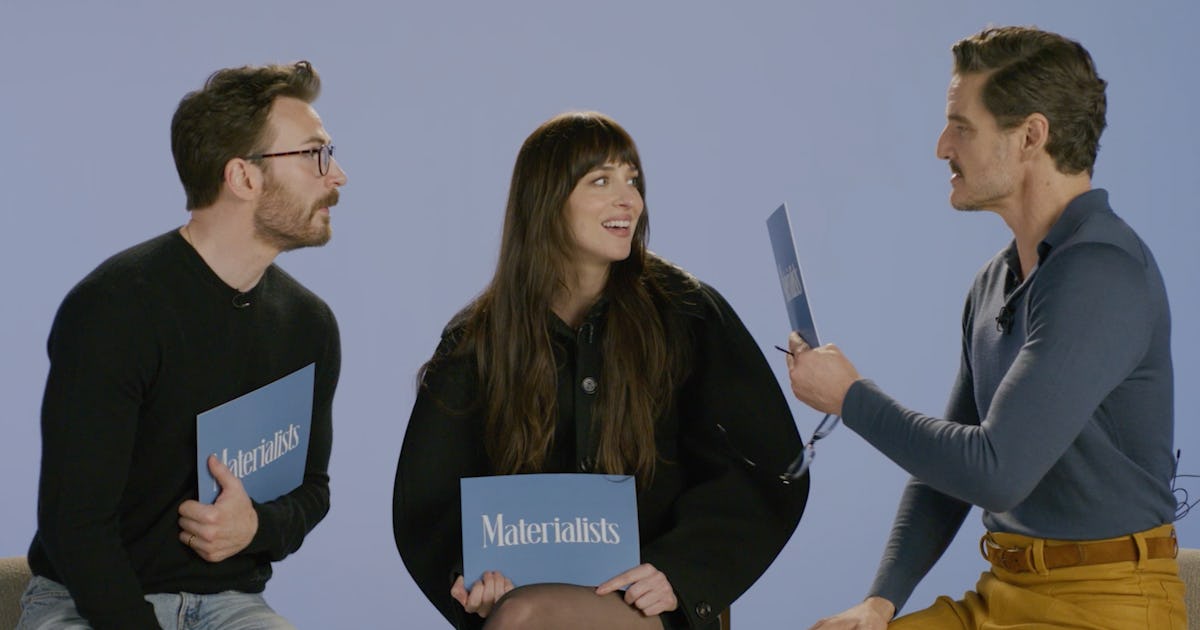 Exclusive: The 'Materialists' Cast Guess Rom-Com Lines In This Swoon-Worthy Clip