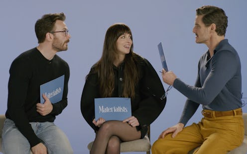 The Materialists Cast Guess Iconic Rom-Com Lines In This Exclusive Clip