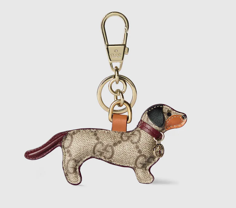 Dog-Shaped Bag Charm
