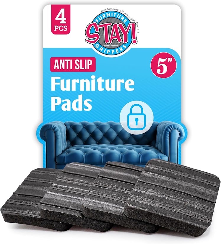 Stay! Anti-Slip Furniture Pads (4-Pieces)