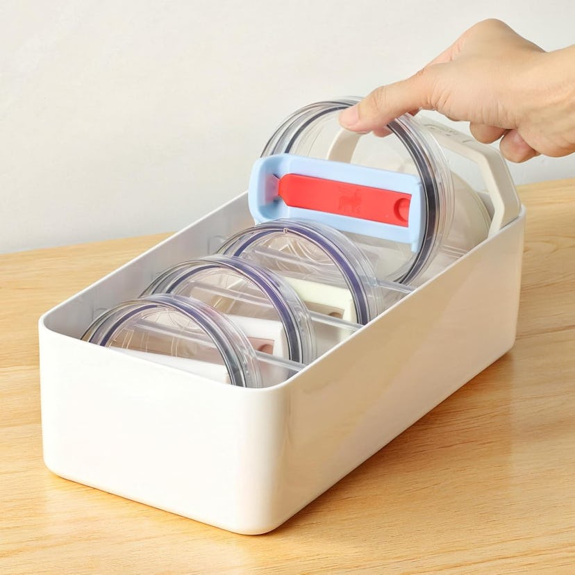 PAVSTINE Tumbler Lid Organizer